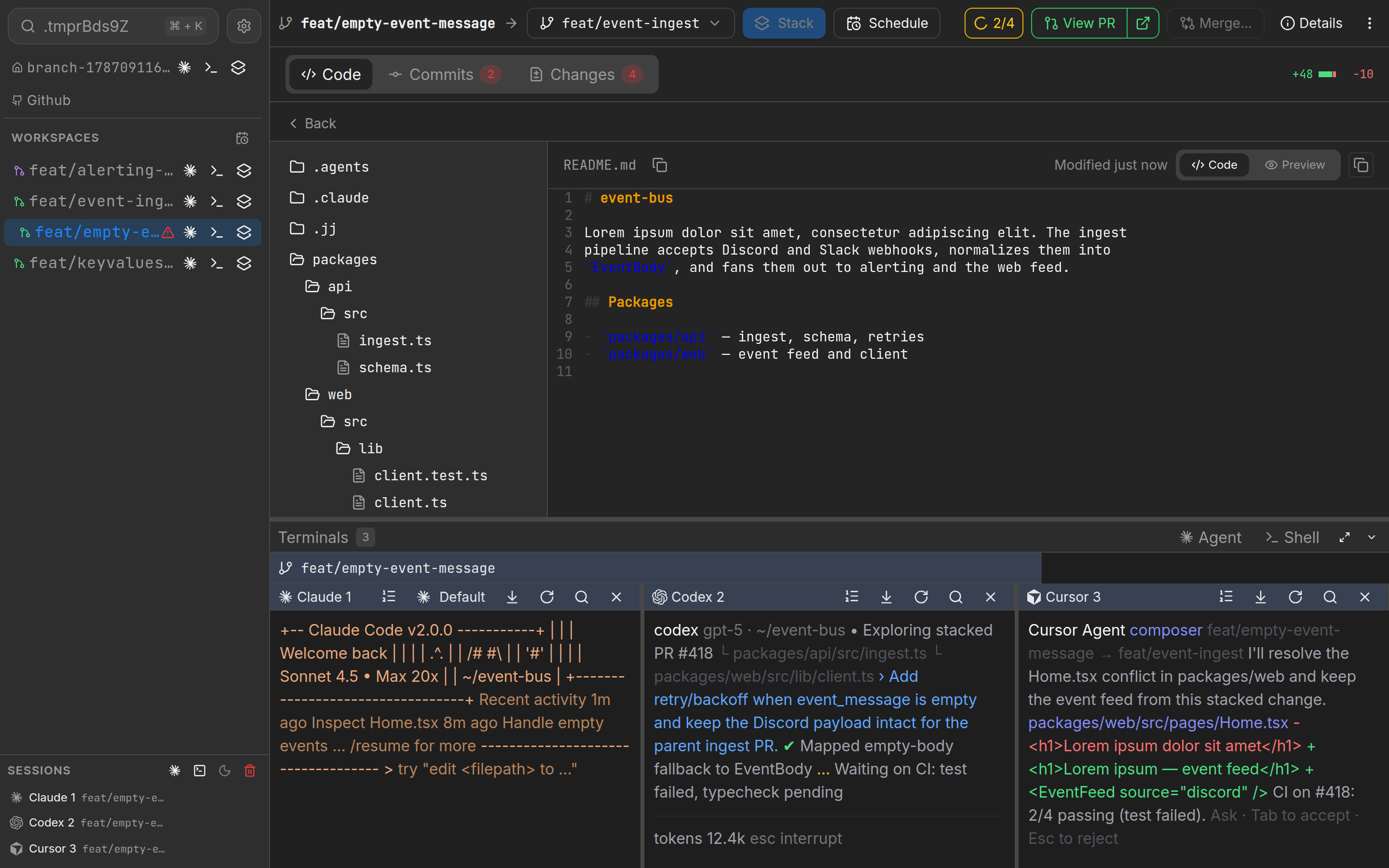 Changes in feat/keyvalues-cache with an uncommitted cache.ts edit